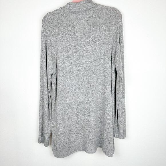 Saturday Sunday by Anthropologie Tunic Sweater Button Front Gray - Picture 5 of 5